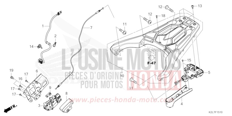 CARRIER for ADV350A SPANGLE SILVER METALLIC (NHA49) from 2022