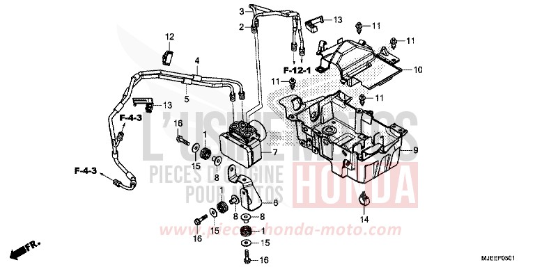 ABS-MODULATOR/ABLAGE (2) for   from 