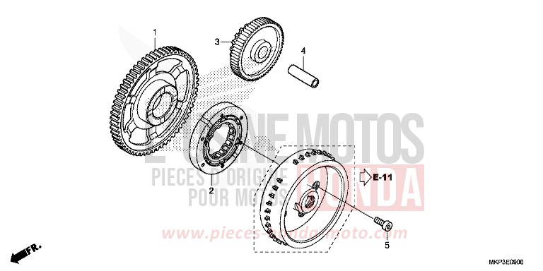 STARTING CLUTCH for CBR500R GRAND PRIX RED (R380) from 2022