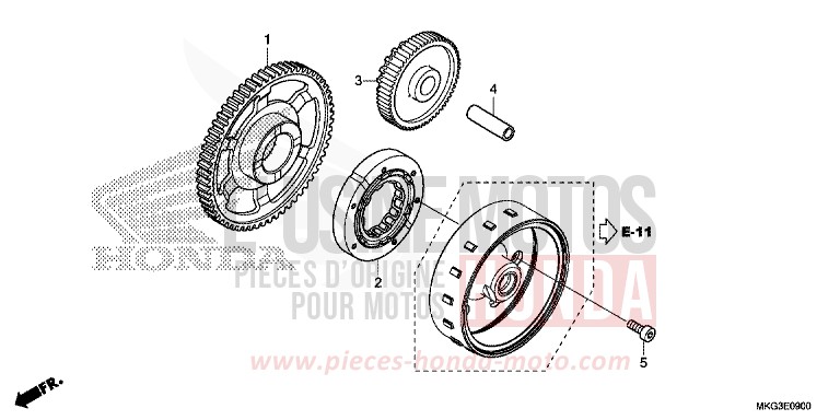 STARTING CLUTCH for REBEL MILLENNIUM RED (R263) from 2019
