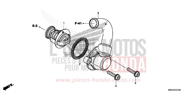 THERMOSTAT for CMX500 GRAPHITE BLACK (NHB01) from 2022