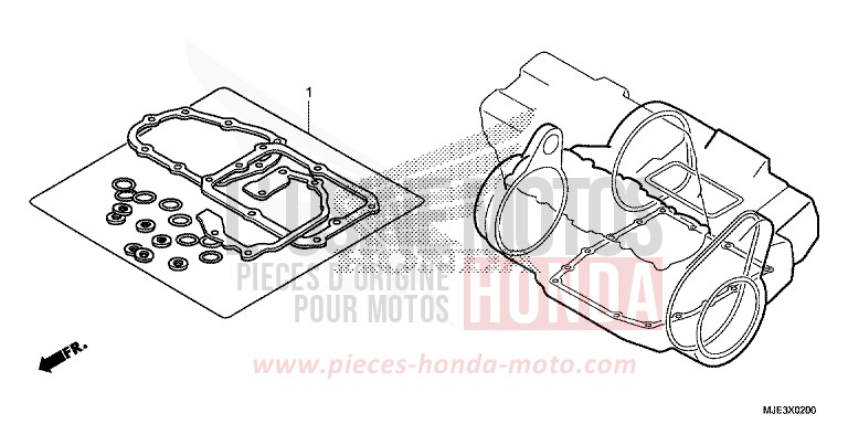 GASKET KIT B for CBR650F MILLENNIUM RED (R263) from 2017