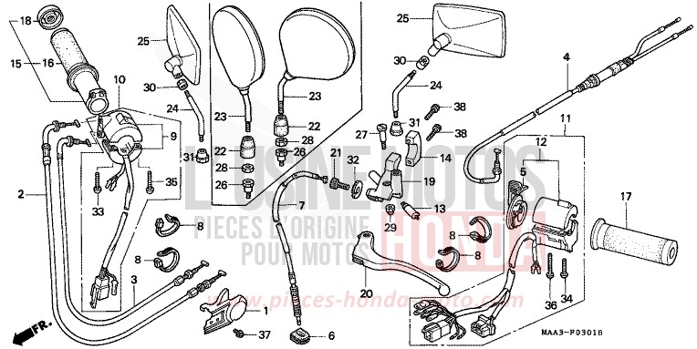 SCHALTER/KABEL (VT1100CV/CW/C2) for   from 
