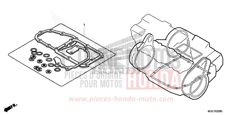 GASKET KIT B for CBR650F PEARL METALLOID WHITE (NHA96) from 2018