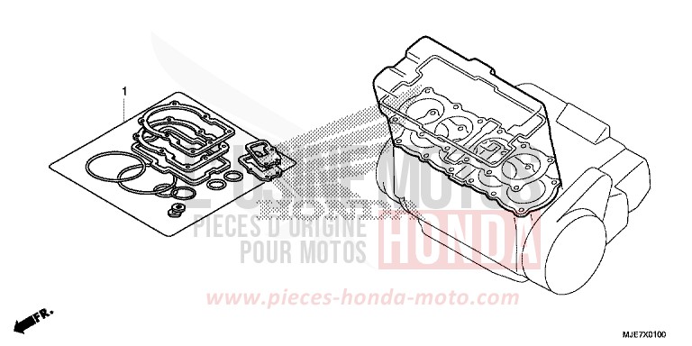 GASKET KIT A for CBR650F SWORD SILVER METALLIC (NHA95) from 2018