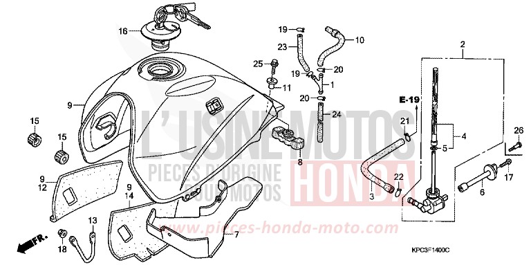 KRAFTSTOFFTANK (XL125V1/2/3/4/5/6) for   from 