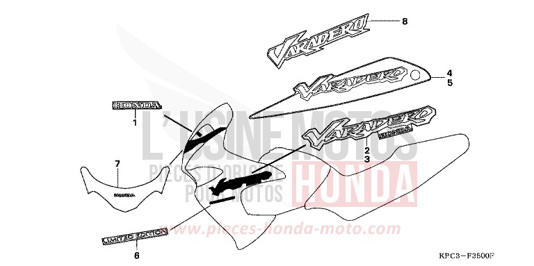 MARKE (XL125V1/2/3/4/5/6) for   from 