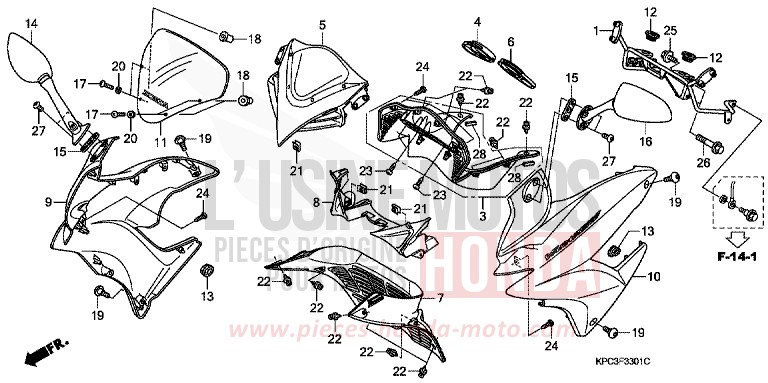 WINDLAUF (XL125V7/8) for   from 