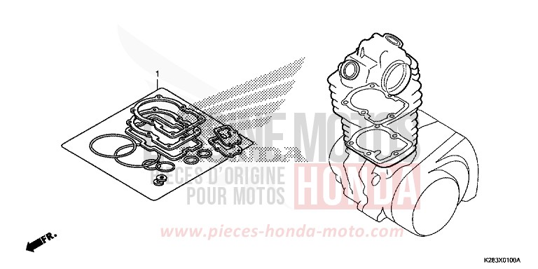 GASKET KIT A for CRF125FB EXTREME RED (R292) from 2014