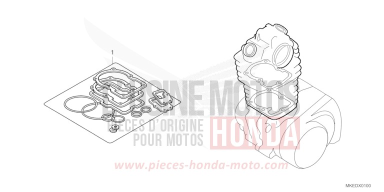 GASKET KIT A for CRF450R EXTREME RED (R292) from 2023