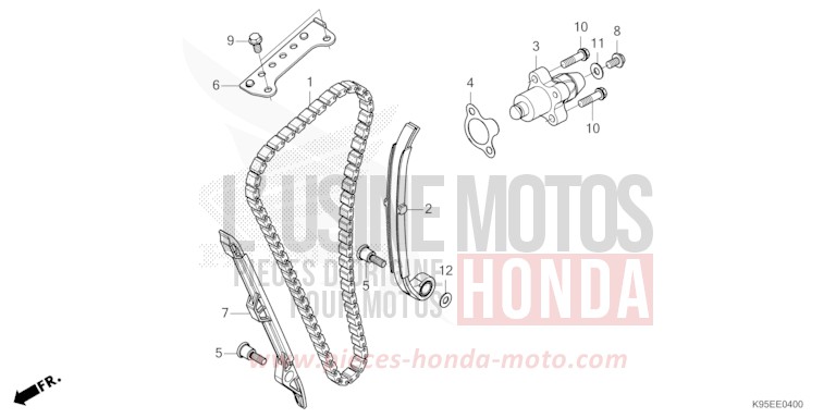 CAM CHAIN/TENSIONER for CRF250R EXTREME RED (R292) from 2023