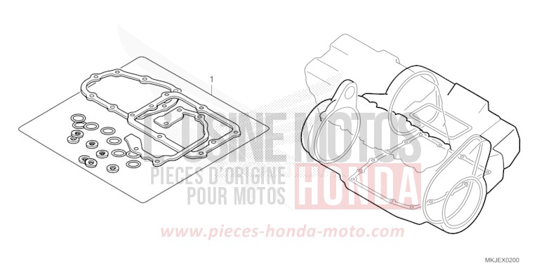 GASKET KIT B for CB1000R MAT JEANS BLUE MATALLIC (PB417) from 2023