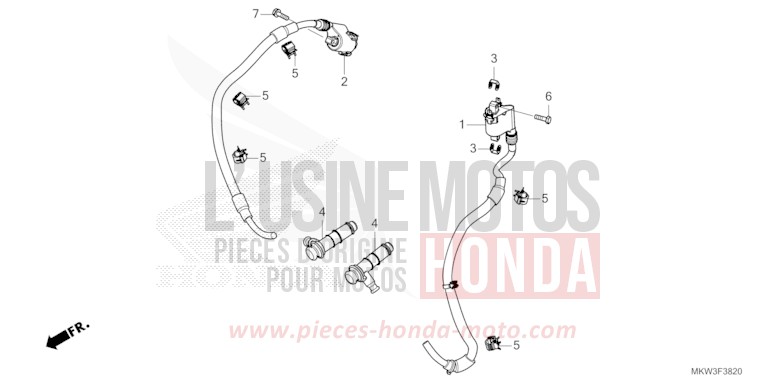 IGNITION COIL for NC750XD PEARL DEEP MUD GRAY (NHC47) from 2023