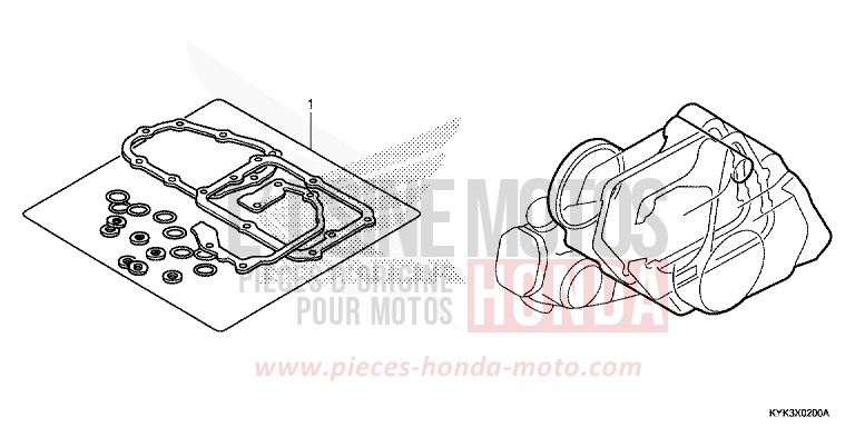 GASKET KIT B for CRF110F EXTREME RED (R292) from 2019