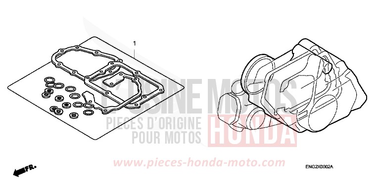 GASKET KIT B for CRF50F EXTREME RED (R292) from 2005
