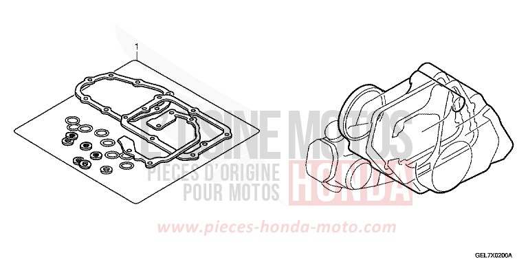 GASKET KIT B for CRF50F EXTREME RED (R292) from 2012