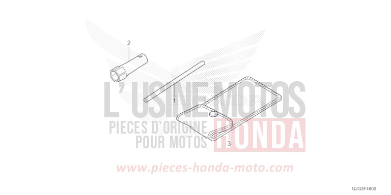 TOOLS for CRF50F EXTREME RED (R292) from 2022