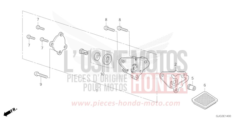 OIL PUMP for CRF50F EXTREME RED (R292) from 2023