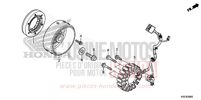 GENERATOR for SH300A PEARL COOL WHITE (NHA16) from 2018