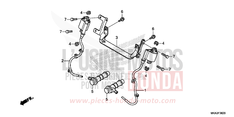 IGNITION COIL for NC750XD CANDY ARCADIAN RED (R305) from 2016