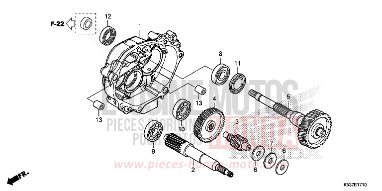 TRANSMISSION for SH300A PEARL NIGHTSTAR BLACK (NHA84) from 2019