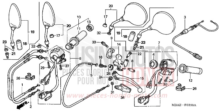 COMMUTATEUR/CABLE (VT750C1/C2/C3/CD3) for   from 