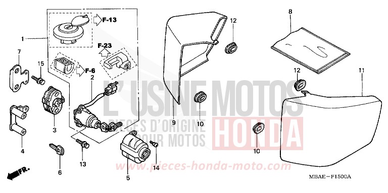 COUVERCLE LATERAL for   from 
