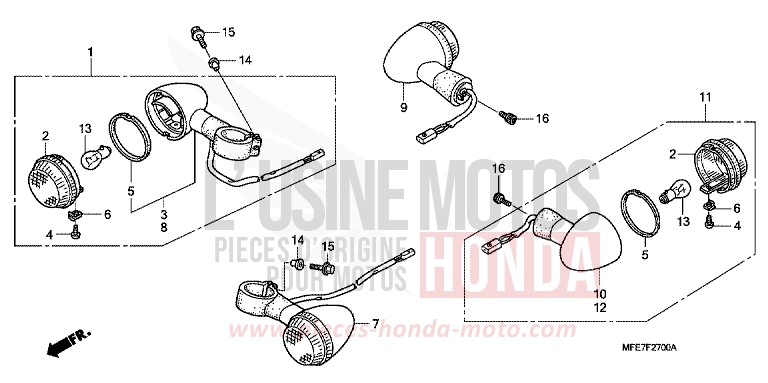 CLIGNOTANT (VT750C2/C2F/C2S) for   from 