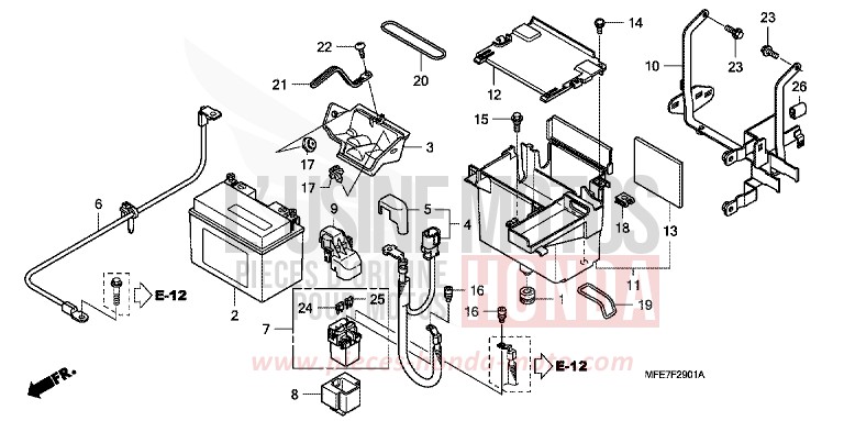 BATTERIA (VT750C2S) per   del 