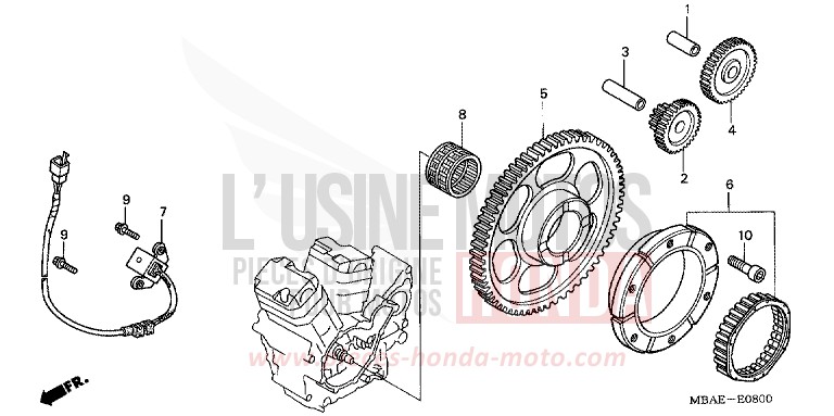 GENERATEUR D'IMPULSIONS/ EMBRAYAGE DE DEMARRAGE for   from 