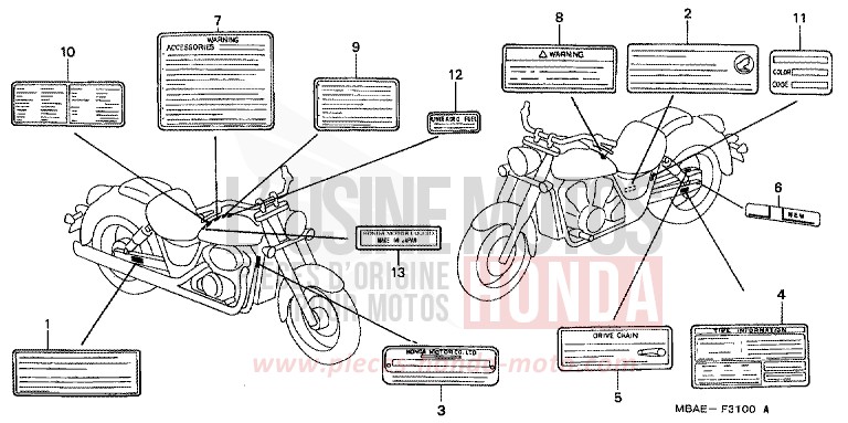 ETIQUETTE DE PRECAUTIONS for   from 