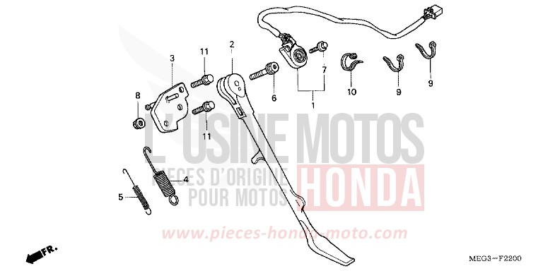 BEQUILLE LATERALE for   from 