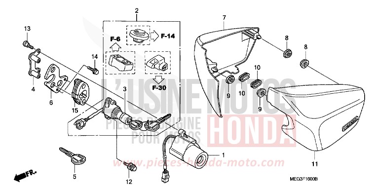 COUVERCLE LATERAL for   from 