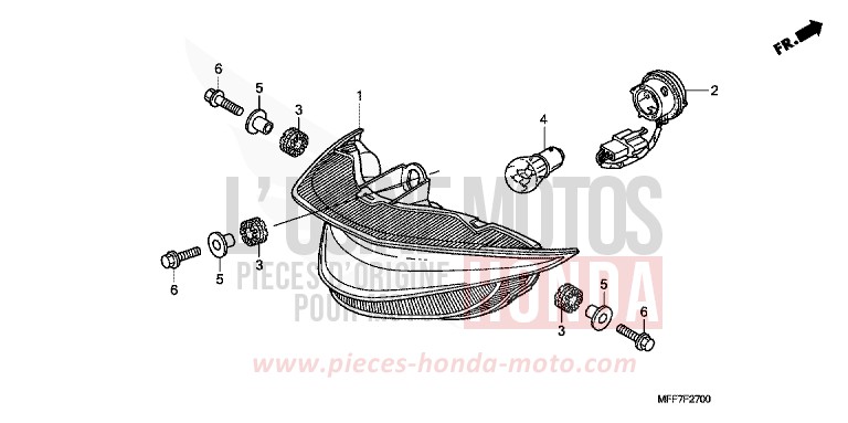 FEU ARRIERE for   from 