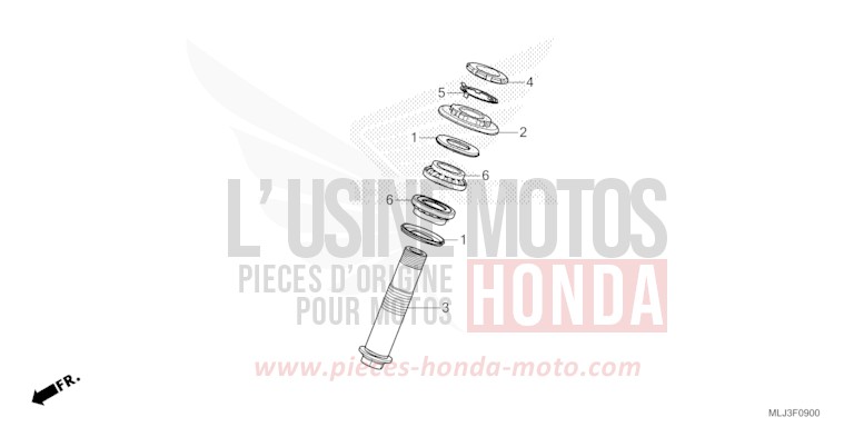 SHAFT ROD for GL1800 PEARL GLARE WHITE (NHB53) from 2023