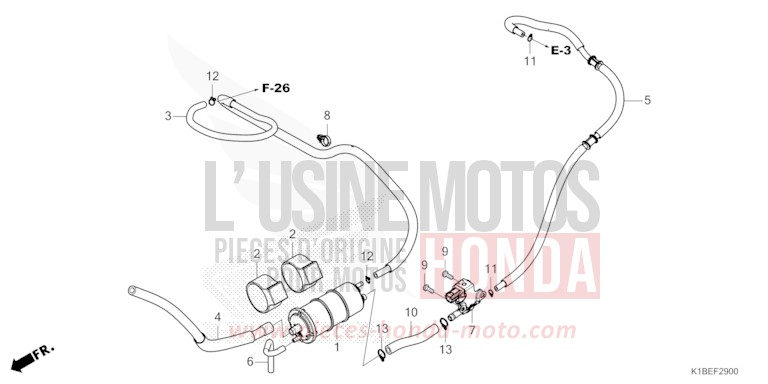 CANISTER for NSS350A PEARL FALCON GRAY (NHC61) from 2023