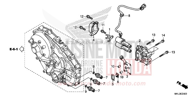 LINEAR SOLENOID for NC750XD GLINT WAVE BLUE METALLIC (B197) from 2019