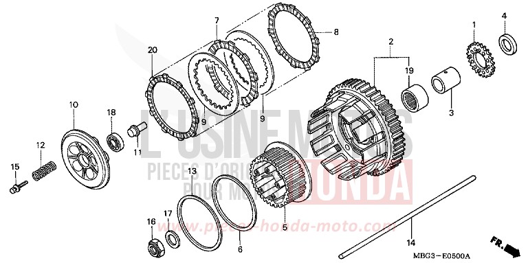 EMBRAYAGE for   from 