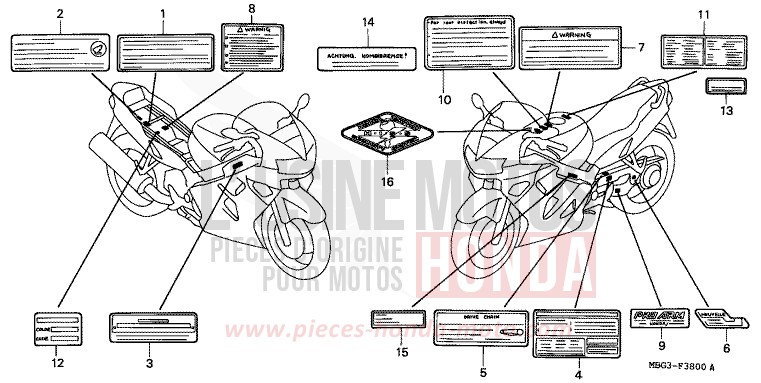 ETIQUETTE DE PRECAUTIONS for   from 