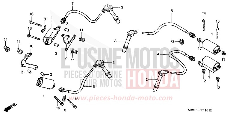 BOBINE D'ALLUMAGE for   from 