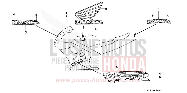 RAYURE/MARQUE (6) for   from 