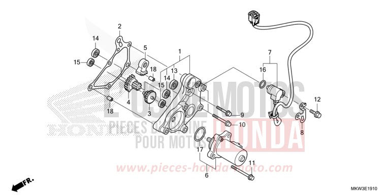 REDUCTION GEAR for NC750XD GRAND PRIX RED (R380) from 2021