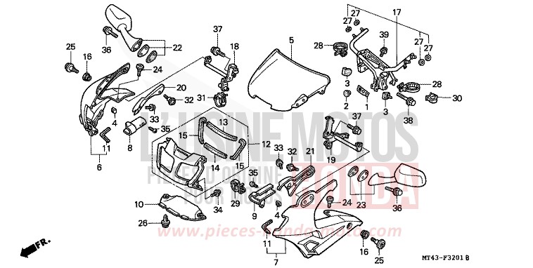 CAPOT (VFR750FR/FS/FT/FV) for   from 