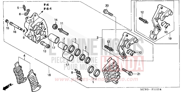 MACHOIRE DE FREIN AVANT D. for   from 