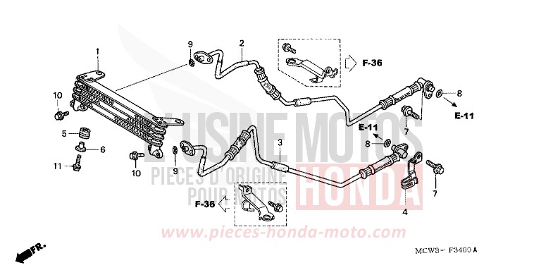 REFROIDISSEUR D'HUILE for   from 