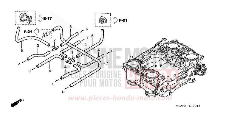 CORPS DE PAPILLON (TUBULURE) for   from 