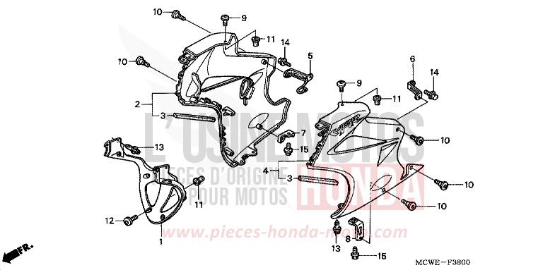 CAPOT INFERIEUR for   from 