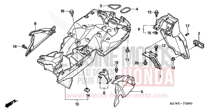 GARDE-BOUE ARRIERE for   from 