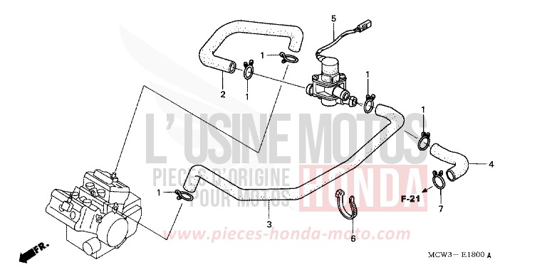 VALVE COMMANDE INJECTION D'AIR for   from 