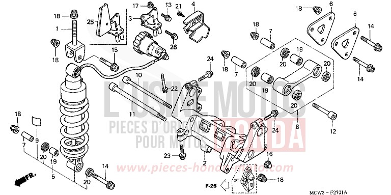 CUSCINO POSTERIORE (VFR800A) per   del 